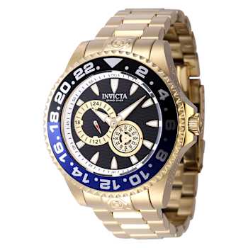 Invicta Pro Diver 47mm Black Dial Stainless Steel Band Automatic Watch