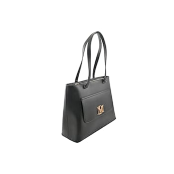 Badgley Mischka Medium Size Tote with Slip Pocket in Black Handbag.
