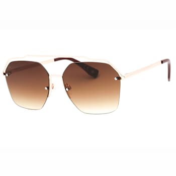 Prive Revaux One Champagne Gold Tone Round Frame / Merlot Brown Gradient
Lenses Sunglasses