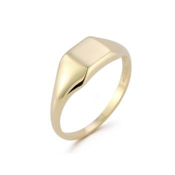 Bellissima Gold 14K Yellow Gold Square Signet Ring