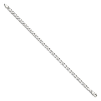 Sterling Silver 4.5mm Curb Chain Bracelet