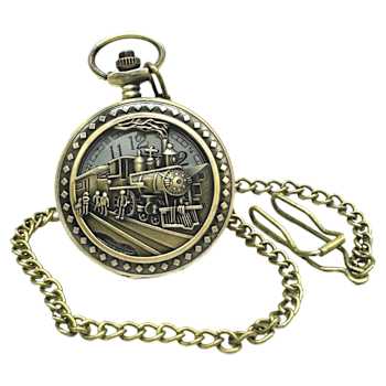 Invicta Vintage 47mm Locomotive Quartz Pocket Watch