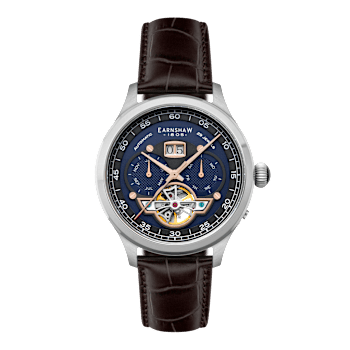 Thomas Earnshaw Baron Grand Date Calendar Open Heart Automatic