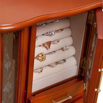 Mele and Co Richmond Wooden Jewelry Box