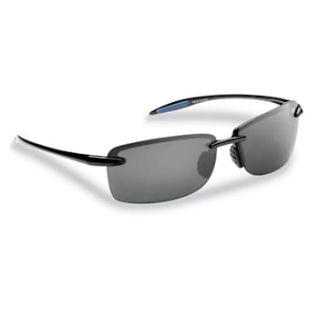 Flying Fisherman Cali Polarized Sunglasses Glossy Black Frame/Smoke Lens