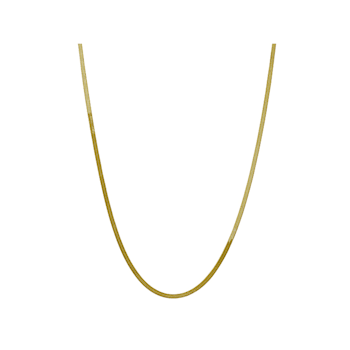 10k Yellow Gold 3mm Silky Herringbone Chain 16 inches