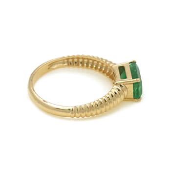 1.43 Ctw Emerald Ring in 14K YG