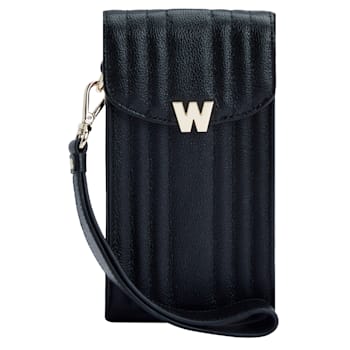 Mimi Black Phone Case with Wristlet