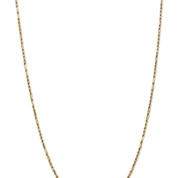 14k Yellow Gold 2.25mm Solid Diamond-Cut Milano Rope 20 Inch Chain