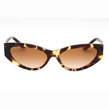 Versace Tortoise Cat Eye Frame / Brown Gradient Lenses Sunglasses