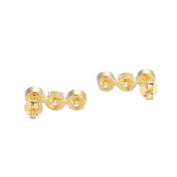 Yellow Cubic Zirconia 18k Yellow Gold Over Silver November Birthstone
Earrings 7.99ctw