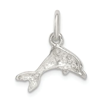 Sterling Silver Dolphin Charm
