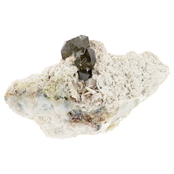 Andradite Crystal In Matrix Mineral Specimen