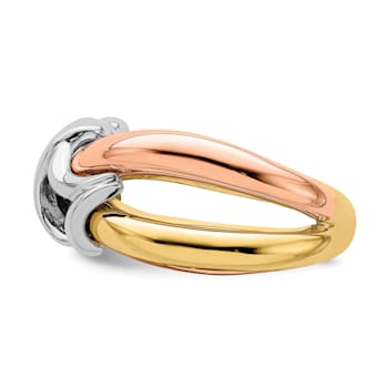 14K Polished Woven Band
