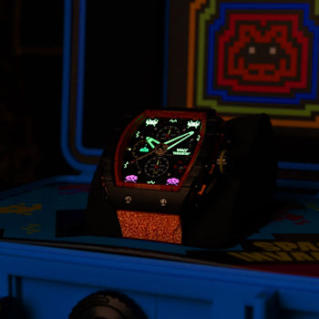 Nubeo Magellan Chronograph Space Invaders Red Stainless Steel Band
Limited Edition Watch