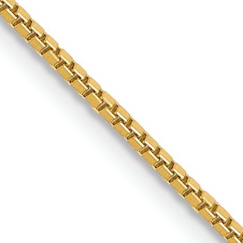 14k Yellow Gold 1.0mm Box Chain 28"