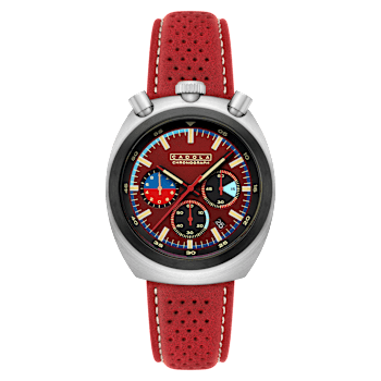 Cadola Testa Di Toro Red Dial Black Bezel Red Stainless Steel Band
Chronograph Watch