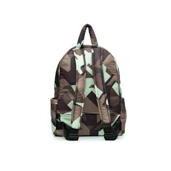 GO Dash Dot Maya Backpack Handbag in Camo Mint