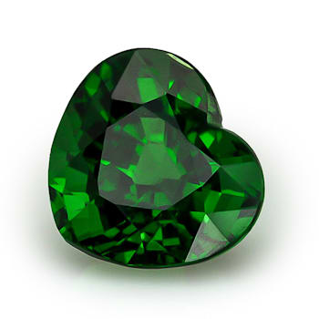 Tsavorite 6.3x5.6mm Heart Shape 1.15ct