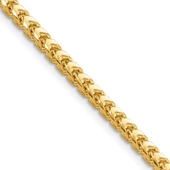 14K Yellow Gold 3mm Franco Chain Necklace