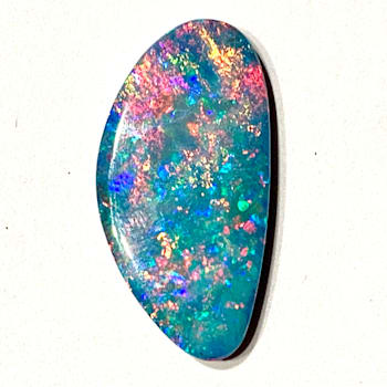 Opal on Ironstone 24x12mm Free-Form Doublet 8.26ct