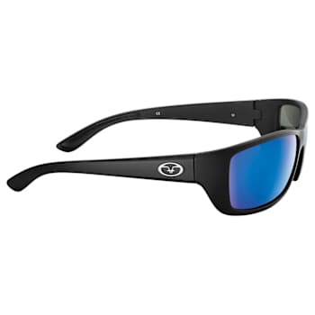 Flying Fisherman Cay Sal Polarized Sunglasses Matte Black Frame/Smoke
Blue Mirror Lens