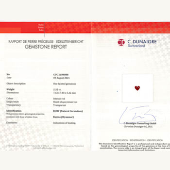Ruby 7.12x7.85mm Heart Shape 2.32ct