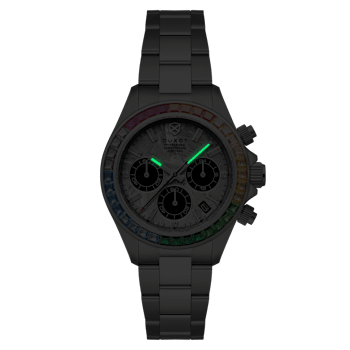 Duxot Accelero Meteorite Chronograph Silver Dial White Stainless Steel
Band Limited Edition Watch