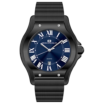 Oceanaut Men's Rayonner Blue Dial, Black Stainless Steel Watch