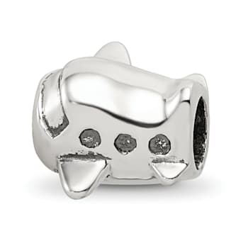 Sterling Silver Airplane Bead
