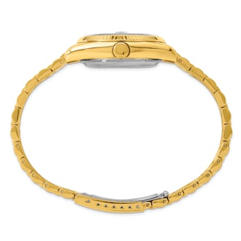 Mens Charles Hubert IP-plated Champagne Dial Watch