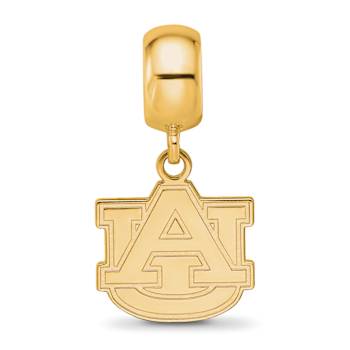 14K Yellow Gold Over Sterling Silver LogoArt Auburn University Small
Dangle Bead