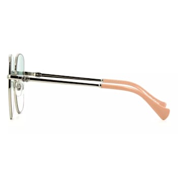 Gucci Silver Tone and Apricot Frame / Green Gradient Lens Sunglasses