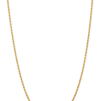 14k Yellow Gold 2.75mm Solid Diamond-Cut Quadruple Rope 22 Inch Chain