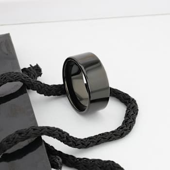 MORPHEUS Flat Black Tungsten Ring 8mm