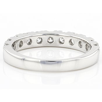 Lab-Grown Diamond Band Ring In 14K White Gold 1.00ctw