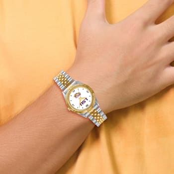 LogoArt Louisiana State University Pro Two-tone Gents Watch