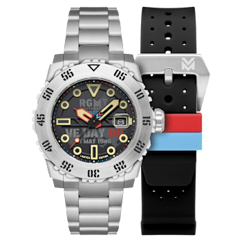RGMT Ohio Automatic Ve-Day 80th White Stainless Steel Band Limited
Edition Watch
