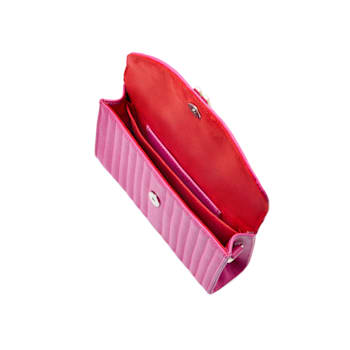 Mimi Pink Crossbody Bag with Wristlet