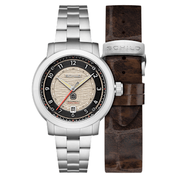 Schild Heinrich Swiss Automatic Gray Dial White Stainless Steel Band
Limited Edition Watch