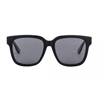 Gucci Black Frame / Gray Lens Polarized Sunglasses