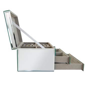 Mele and Co Maxine Mirrored Jewelry Box