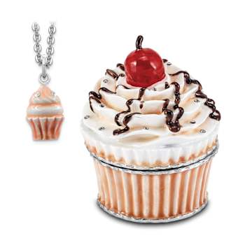 CHERRY ON TOP Cupcake Trinket Box