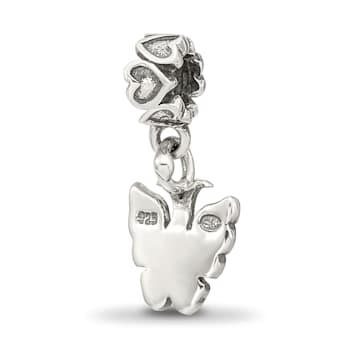 Sterling Silver Butterfly Dangle Bead