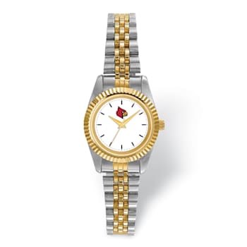LogoArt University of Louisville Pro Two-tone Ladies Watch
