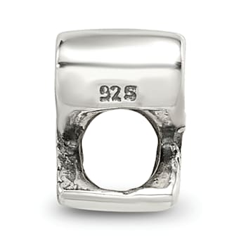 Sterling Silver Tennis Racquets Bead