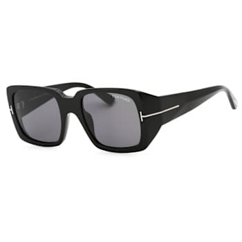 Tom Ford Shiny Black Frame / Smoke Lenses Sunglasses