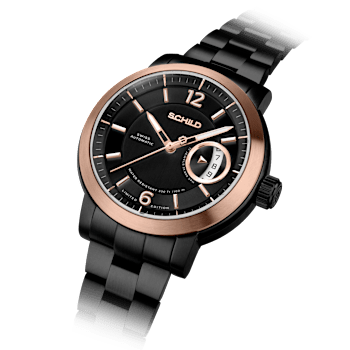Schild Heinrich Minimal Swiss Black Dial Black Stainless Steel Band
Automatic Limited Edition Watch