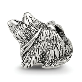 Sterling Silver Dog Bead