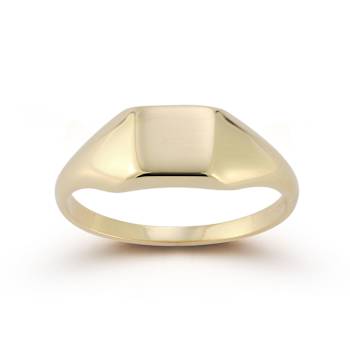 Bellissima Gold 14K Yellow Gold Square Signet Ring